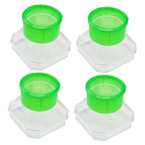 Abaodam 4Er-Box Insekten-Terrarium Lupenbehälter für Lupe für Spinnen Terrarien Lebewesen kinderfindee hühner Outdoor-Erkundungswerkzeuge Beobachtungseimer Plastik Green Abaodam 4Er-Box Insekten-Terrarium Lupenbehälter für Lupe für Spinnen Terrarien Lebewesen kinderfindee hühner Outdoor-Erkundungswerkzeuge Beobachtungseimer Plastik Green von Abaodam