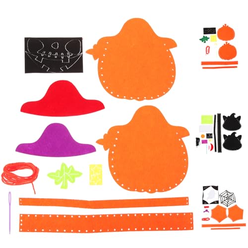 Abaodam 4sätze Halloween Süßigkeitstaschen Handgemachte Tragetaschen Aus Vliesstoff Mit Kürbis Gespenst Und Spinnenmotiven Für Halloween-feiern Und Abaodam 4sätze Halloween Süßigkeitstaschen Handgemachte Tragetaschen Aus Vliesstoff Mit Kürbis Gespenst Und Spinnenmotiven Für Halloween-feiern Und von Abaodam