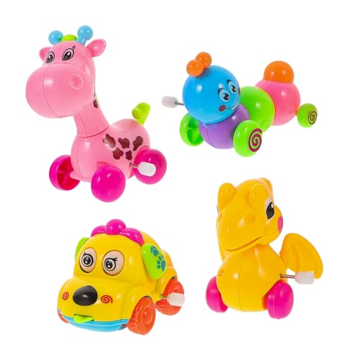 Abaodam 4Stücke Aufziehspielzeug Cartoon Tiere für Neujahrsgeschenk Dekoratives mit Fröhlichem Design für Unterhaltsame Spielstunden und Partys Abaodam 4Stücke Aufziehspielzeug Cartoon Tiere für Neujahrsgeschenk Dekoratives mit Fröhlichem Design für Unterhaltsame Spielstunden und Partys von Abaodam