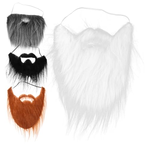 Abaodam 4Stücke Cosplay Unechte für Party und Kostüm Wiederverwendbare Bart Requisiten für Halloween und Aufführungen Abaodam 4Stücke Cosplay Unechte für Party und Kostüm Wiederverwendbare Bart Requisiten für Halloween und Aufführungen von Abaodam