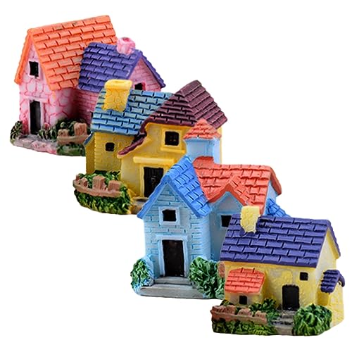 Abaodam 4stücke Kreatives Mini-Haus Deko Teile Resin Figuren Für Mikrolandschaften Puppenhaus Garten Dekoration Cartoon Design Kompakt Und Platzsparend Für Ostern Und Festlichkeiten Abaodam 4stücke Kreatives Mini-Haus Deko Teile Resin Figuren Für Mikrolandschaften Puppenhaus Garten Dekoration Cartoon Design Kompakt Und Platzsparend Für Ostern Und Festlichkeiten von Abaodam