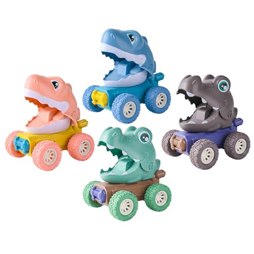 Abaodam 4Stücke Dinosaurier Spielzeugauto Teiliges Inertia Auto für Kleinkinder Leuchtende Farben Langlebiges Material für Jungen und Ab Jahr Abaodam 4Stücke Dinosaurier Spielzeugauto Teiliges Inertia Auto für Kleinkinder Leuchtende Farben Langlebiges Material für Jungen und Ab Jahr von Abaodam