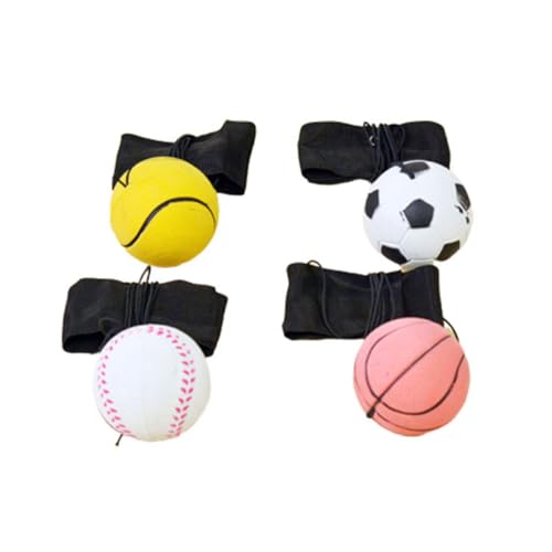 Abaodam 4Stücke Elastische Wurfball für Handgelenk Kreative Emotion Relaxer mit Zufallsmuster zum Stressabbau und Entspannen Hand Entspannende Spielzeuge von Abaodam