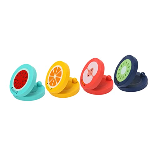 Abaodam 4 Stücke Holz Kastagnetten für Kinder Musikspielzeug Rhythmus Instrument Leuchtende Farben Handliche Finger Kastagnetten Pädagogisches Spielzeug für Kleinkinder Abaodam 4 Stücke Holz Kastagnetten für Kinder Musikspielzeug Rhythmus Instrument Leuchtende Farben Handliche Finger Kastagnetten Pädagogisches Spielzeug für Kleinkinder von Abaodam