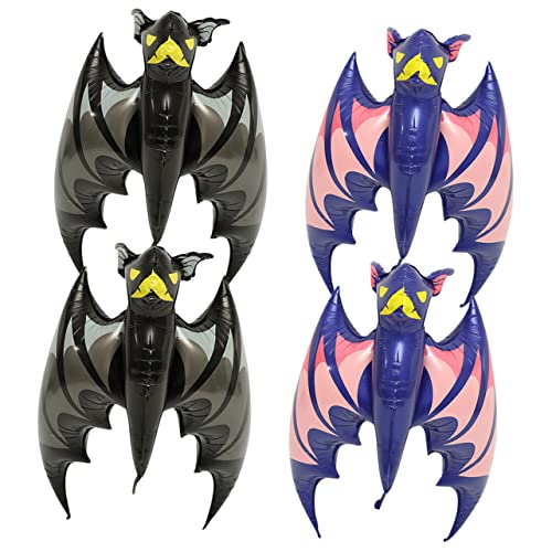 Abaodam 4stücke Halloween Folienballons Fledermäuse Aluminiumfolie Für Party Deko Gruselige Atmosphäre Für Kinderfeste Und Halloween-feiern Abaodam 4stücke Halloween Folienballons Fledermäuse Aluminiumfolie Für Party Deko Gruselige Atmosphäre Für Kinderfeste Und Halloween-feiern von Abaodam