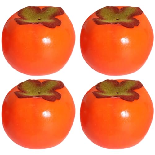 Abaodam 4Stücke Künstliche Persimmon Früchte Realistisches Deko Modell für Zuhause für Kochszenen Fotografie Lernhilfe Abaodam 4Stücke Künstliche Persimmon Früchte Realistisches Deko Modell für Zuhause für Kochszenen Fotografie Lernhilfe von Abaodam