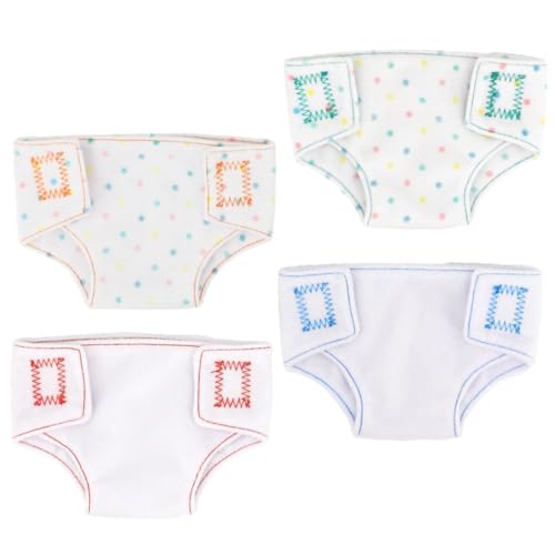 Abaodam 4Stücke Puppenunterwäsche für Kleine Puppen Verstellbar und Bequem Puppenzubehör für Rollenspiele und Kreative für DIY Projekte und Puppenliebhaber Abaodam 4Stücke Puppenunterwäsche für Kleine Puppen Verstellbar und Bequem Puppenzubehör für Rollenspiele und Kreative für DIY Projekte und Puppenliebhaber von Abaodam