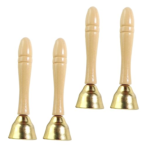 Abaodam 4Stücke Teiliges Handgefertigter Holzspielzeugglocken für Pädagogisches Musikinstrument für Frühe Bildung Kreativität und Musikalischem Talent Abaodam 4Stücke Teiliges Handgefertigter Holzspielzeugglocken für Pädagogisches Musikinstrument für Frühe Bildung Kreativität und Musikalischem Talent von Abaodam