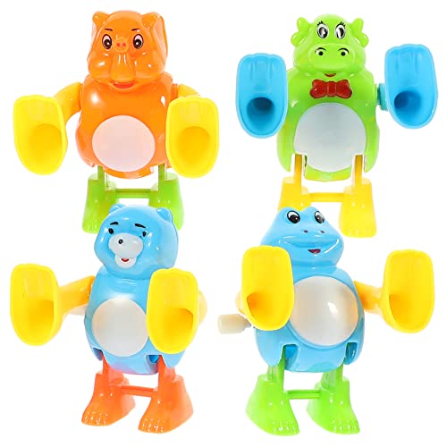 Abaodam 4Stücke Teiliges Tragbares Uhrwerksspielzeug für Lustiges und Entzückendes Kinderspielzeug mit Cartoon Design zur Stärkung der Eltern Junge Mädchen Bindung Abaodam 4Stücke Teiliges Tragbares Uhrwerksspielzeug für Lustiges und Entzückendes Kinderspielzeug mit Cartoon Design zur Stärkung der Eltern Junge Mädchen Bindung von Abaodam