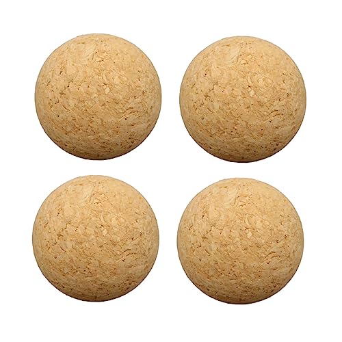Abaodam 4Stücke Tischfußball Bälle aus Holz Interaktives für Tischfußball für Standard Tischkicker Spaß für Erwachsene von Abaodam