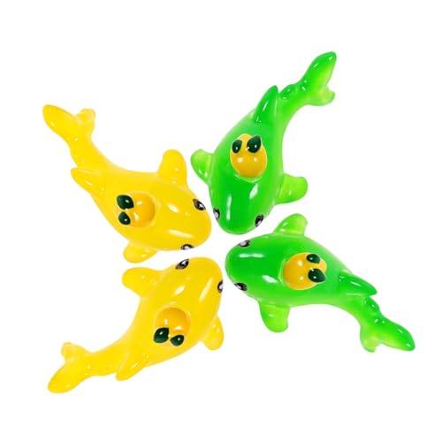 Abaodam 4Stücke Wal Figuren Aus Harz Aquarium Dekoration Niedliche Tierfiguren Für Garten Dekoration Für Mikro Landschaften Und Aquarien von Abaodam