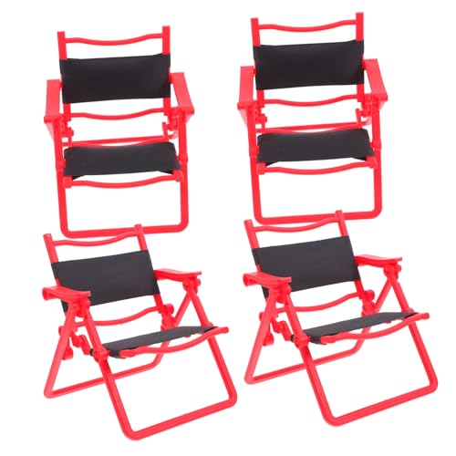 Abaodam 4pcs Miniaturklappstühle Mini Lounge Stühle Für Kinder Spielen Dollhouse Möbelzubehör Für Dollhouse Beach Und Outdoor -szenen Abaodam 4pcs Miniaturklappstühle Mini Lounge Stühle Für Kinder Spielen Dollhouse Möbelzubehör Für Dollhouse Beach Und Outdoor -szenen von Abaodam
