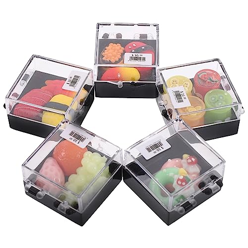 Abaodam 5 Boxen Mini Lebensmittelmodelle Realistisches Marmeladenmodell Künstliches Lebensmittelmodell Mini Lebensmittel Für Puppen Puppenhausdekor Künstliches Sushi Abaodam 5 Boxen Mini Lebensmittelmodelle Realistisches Marmeladenmodell Künstliches Lebensmittelmodell Mini Lebensmittel Für Puppen Puppenhausdekor Künstliches Sushi von Abaodam