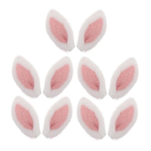 Abaodam 5 Paare Hasenohr Stirnband Kaninchen-ohrclips- Kaninchenohren Mädchen Haarspangen Hasenohr Mini-osterhasenohren Stirnband Bastelt Diy-anhänger Mädchen Haarzubehör Stoff Abaodam 5 Paare Hasenohr Stirnband Kaninchen-ohrclips- Kaninchenohren Mädchen Haarspangen Hasenohr Mini-osterhasenohren Stirnband Bastelt Diy-anhänger Mädchen Haarzubehör Stoff von Abaodam