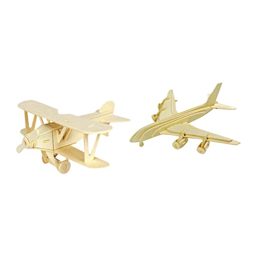 Abaodam 5 Pcs 3D Dreidimensionale Holz Puzzle Puzzles Bambus von Abaodam