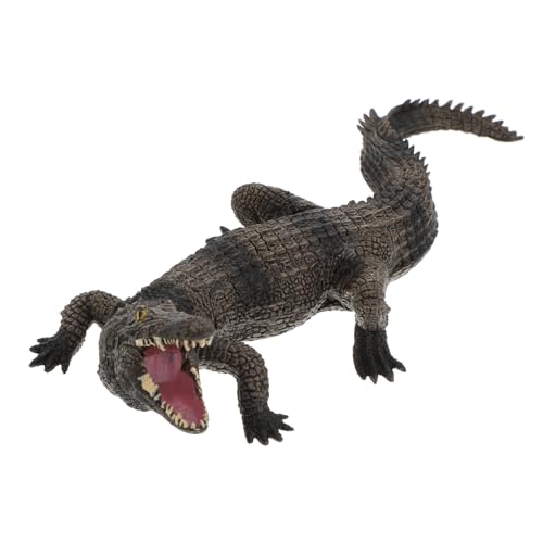 Abaodam 5 STK Simuliertes Krokodilmodell Alligatorstatue Krokodil-Miniaturspielzeug Tierwelt-Dekor Kinderspielzeug Modelle Spielzeuge Lernspielzeug tierisches Spielzeug wild Requisiten PVC von Abaodam