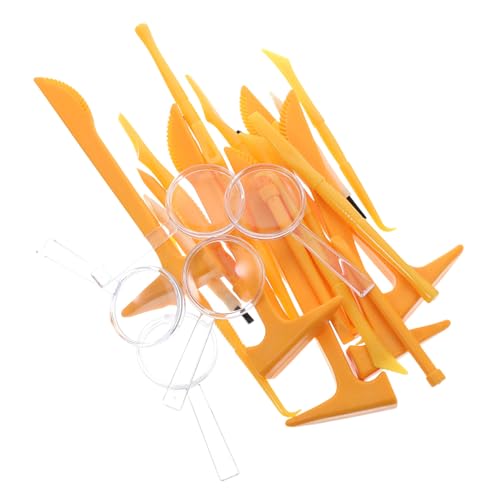 Abaodam 5 Sätze Graben Werkzeuge Kleinkindspielzeug Dino-ausgrabungsset Grabwerkzeuge Dino-Eier-ausgrabungsset Dinosaurier-ausgrabungsset Werkzeuge Für PVC Orange von Abaodam