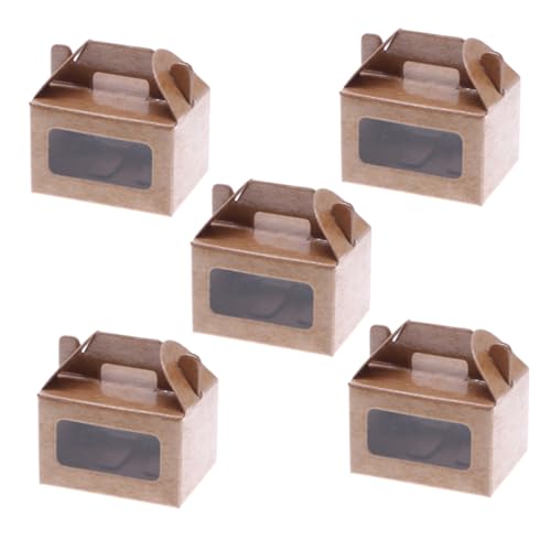 Abaodam 5 Stück Box Mini-Kuchenbox Miniatur-Szenenmodelle Miniatur-Szenenzubehör Puppenhaus Dekor Simulation Dessert Boxen Miniatur Mini Haus Requisiten Miniaturmodell Hellbraunes Papier Abaodam 5 Stück Box Mini-Kuchenbox Miniatur-Szenenmodelle Miniatur-Szenenzubehör Puppenhaus Dekor Simulation Dessert Boxen Miniatur Mini Haus Requisiten Miniaturmodell Hellbraunes Papier von Abaodam