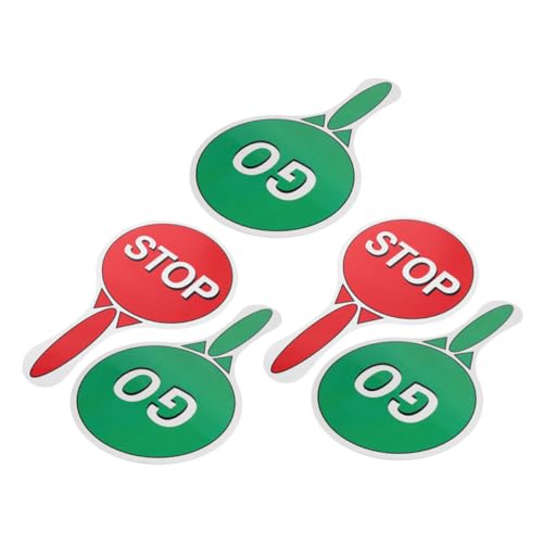 Abaodam 5 Stück Doppelseitige Verkehrszeichen Rot Grün Handzeichen für Kindergarten Verkehrsregeln Lernen Unterrichtsszenario Straßensicherheit Sozialkompetenz Abaodam 5 Stück Doppelseitige Verkehrszeichen Rot Grün Handzeichen für Kindergarten Verkehrsregeln Lernen Unterrichtsszenario Straßensicherheit Sozialkompetenz von Abaodam