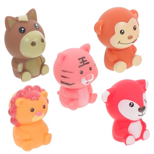 Abaodam 5 Stück Fingerpuppe Kinderspielzeug Fingerspielzeug Tierpuppen Handpuppen Für Puppenspielzeug Zum Geschichtenerzählen Eltern-Kind- PVC Abaodam 5 Stück Fingerpuppe Kinderspielzeug Fingerspielzeug Tierpuppen Handpuppen Für Puppenspielzeug Zum Geschichtenerzählen Eltern-Kind- PVC von Abaodam