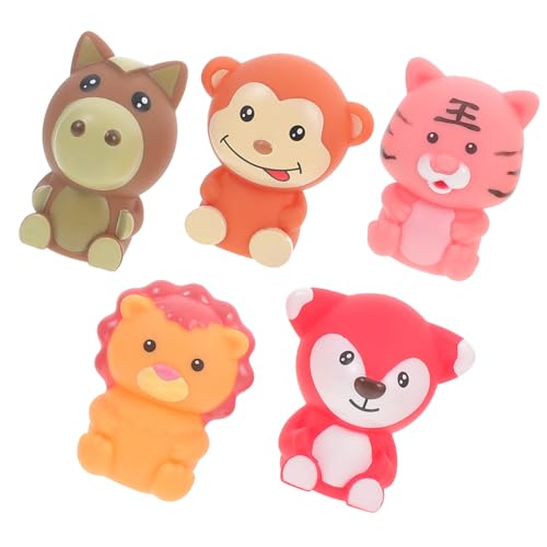 Abaodam 5 Stück Fingerpuppe babyspielzeug interaktives kinderspielzeug für Kleinkinder Figuren Fingerspielzeug Puppenspielzeug zum Geschichtenerzählen Tierpuppen PVC Abaodam 5 Stück Fingerpuppe babyspielzeug interaktives kinderspielzeug für Kleinkinder Figuren Fingerspielzeug Puppenspielzeug zum Geschichtenerzählen Tierpuppen PVC von Abaodam