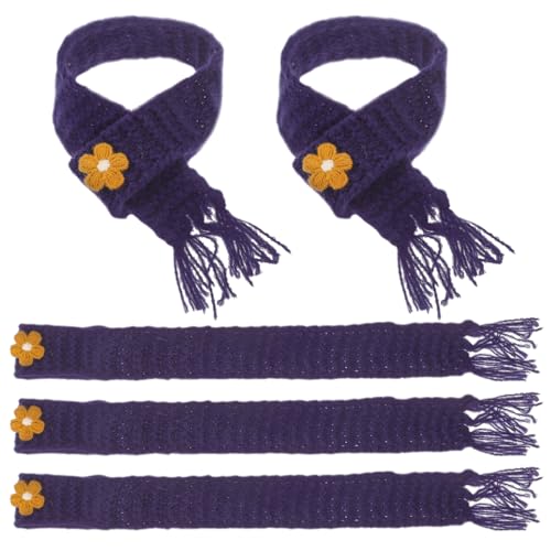 Abaodam 5 Stück Gestrickter Kleiner Schal aus Wolle Cute Decor doll Accessories Puppenkleidung und Accessoires Mädchen Mini-Hauspuppenschal dekorativer Puppenschal Garn Navy Abaodam 5 Stück Gestrickter Kleiner Schal aus Wolle Cute Decor doll Accessories Puppenkleidung und Accessoires Mädchen Mini-Hauspuppenschal dekorativer Puppenschal Garn Navy von Abaodam