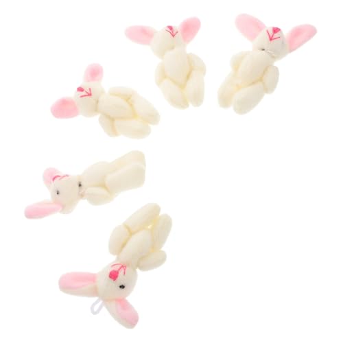 Abaodam 5 Stück Hase Figuren Kuscheltier für Dekoration Zuhause Büro und Kinderzimmer Niedliche Plüschkaninchen für und Feste Cremefarben Abaodam 5 Stück Hase Figuren Kuscheltier für Dekoration Zuhause Büro und Kinderzimmer Niedliche Plüschkaninchen für und Feste Cremefarben von Abaodam