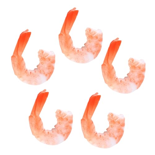 Abaodam 5 Stück Imitation Garnelen Simulation gekochtes Lebensmittel Modell Garnelen Lebensmittel Simulation Fleisch Lebensmittel Requisiten für Display Plüsch Köder Garnelen Dekorationen Künstliche Abaodam 5 Stück Imitation Garnelen Simulation gekochtes Lebensmittel Modell Garnelen Lebensmittel Simulation Fleisch Lebensmittel Requisiten für Display Plüsch Köder Garnelen Dekorationen Künstliche von Abaodam