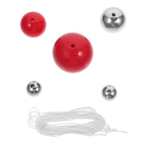 Abaodam 5 Stück Mechanische Experimentiergeräte Magnete Gerät Schwingpendel Gyroskop Maschine Fidget Wiege Pendel Pendel Zubehör Physik Versorgung Kunststoff von Abaodam
