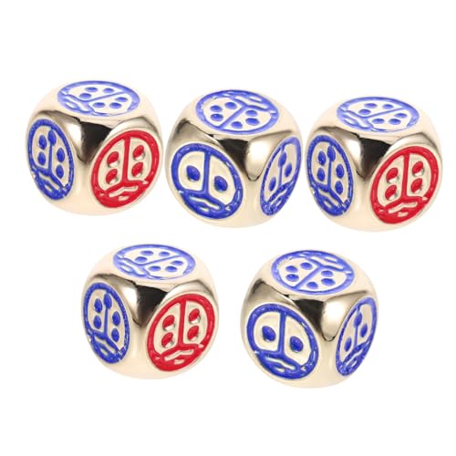 Abaodam 5 Stück Metall Würfel mit Abgerundeten Ecken Ladybug Design Spielwürfel für Brettspiele und Party Kompakt Angenehme Haptik für Gesellige Runden und Spielspaß Abaodam 5 Stück Metall Würfel mit Abgerundeten Ecken Ladybug Design Spielwürfel für Brettspiele und Party Kompakt Angenehme Haptik für Gesellige Runden und Spielspaß von Abaodam