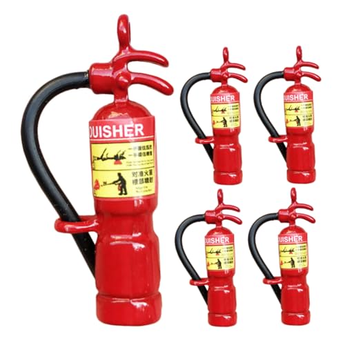 Abaodam Puppenhaus Mini-feuerlöscher: Maßstab 12 Miniatur-feuerlöscher Aus Metall Zum Aufhängen Für Kinder Feuerwehrmann Spielzeug Abaodam Puppenhaus Mini-feuerlöscher: Maßstab 12 Miniatur-feuerlöscher Aus Metall Zum Aufhängen Für Kinder Feuerwehrmann Spielzeug von Abaodam