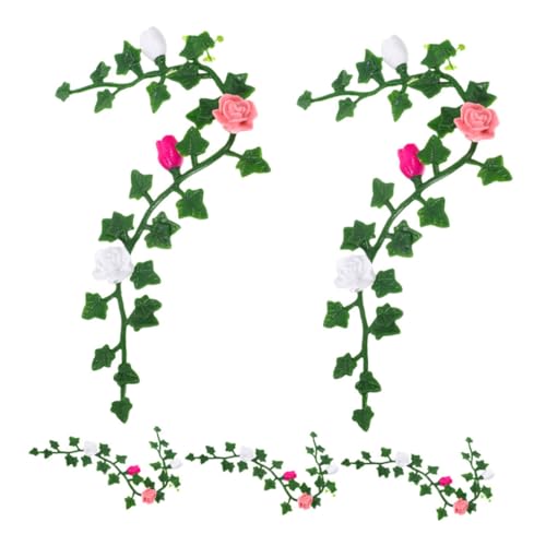 Abaodam 5 Stück Miniatur Blumenranke Künstliche Blumenranken für Puppenhäuser Material Realistische Dekoration für Mini Landschaften und DIY Projekte Abaodam 5 Stück Miniatur Blumenranke Künstliche Blumenranken für Puppenhäuser Material Realistische Dekoration für Mini Landschaften und DIY Projekte von Abaodam