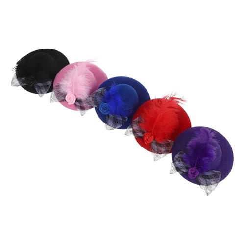 Abaodam 5 Stück Puppen Deko Hüte Ornament Kappen Puppenhaus Miniaturhüte Kleiner Hut Für Puppenhüte Miniatur Partyhüte Für Mini Zylinder Filz Mini Zylinder Zum Basteln Bastelhüte Abaodam 5 Stück Puppen Deko Hüte Ornament Kappen Puppenhaus Miniaturhüte Kleiner Hut Für Puppenhüte Miniatur Partyhüte Für Mini Zylinder Filz Mini Zylinder Zum Basteln Bastelhüte von Abaodam