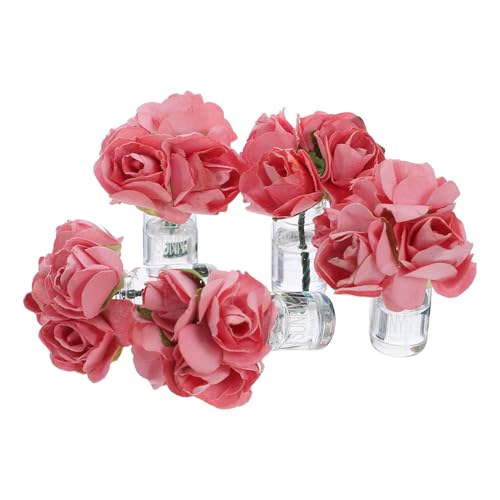 Abaodam 5 Stück Puppenhaus-Dekoration Stabile Transparente Mini-vasen für DIY Landschaft Kleine Pflanzenvasen für Puppenhaus und Schreibtisch Abaodam 5 Stück Puppenhaus-Dekoration Stabile Transparente Mini-vasen für DIY Landschaft Kleine Pflanzenvasen für Puppenhaus und Schreibtisch von Abaodam