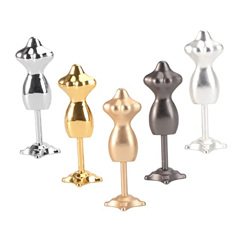 Abaodam 5 Stück Puppenkleiderbügel aus Metall Mini-Modell- Miniaturschubladen für für kinderspielzeug Mini-Kleiderständer für zu Hause Mini-Kleiderständermodell von Abaodam