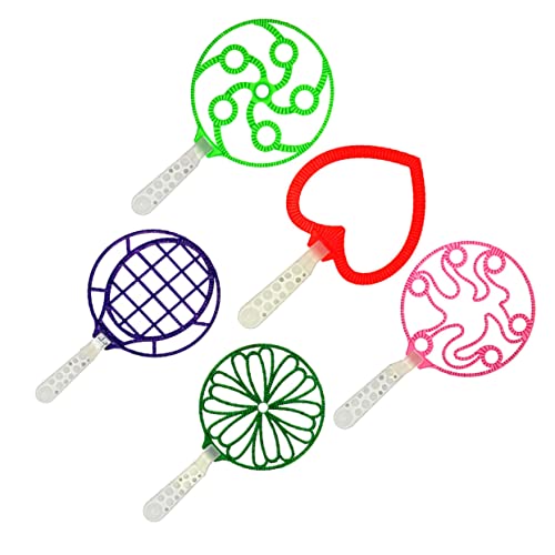 Abaodam 5 Stück Seifenblasenmacher für kinderspielzeug Bubble Wand Set seifenblasenstäbe Bubble Machine Seifenblasen-Stick blubberndes Sprudelstab Abaodam 5 Stück Seifenblasenmacher für kinderspielzeug Bubble Wand Set seifenblasenstäbe Bubble Machine Seifenblasen-Stick blubberndes Sprudelstab von Abaodam