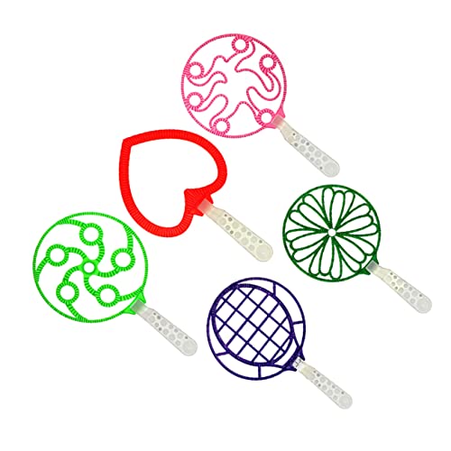 Abaodam 5 Stück Seifenblasenmacher für kinderspielzeug Toys spielzeuge bubblemachine Bubble Wands blubberndes Seifenblasen-Stick Sprudelstab von Abaodam