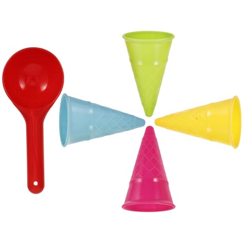 Abaodam 5 Stück Strandspielzeug für sandspielzeug strandspielzeug Sandeiscreme Sand-Eistüten Eisbecher kochlöffel kinderspielzeug Eisbecher Abaodam 5 Stück Strandspielzeug für sandspielzeug strandspielzeug Sandeiscreme Sand-Eistüten Eisbecher kochlöffel kinderspielzeug Eisbecher von Abaodam