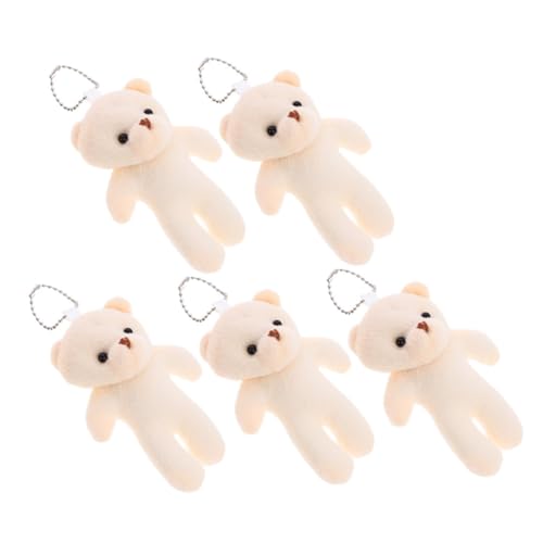 Abaodam 5 Stück Teddybär-Puppe Geburtstagsgeschenk plüschbär Kuscheltier Bär pluschteddy Brieftasche geldbörse ausgestopfte Bärenpuppe kleine Bären Baumwolle Beige Abaodam 5 Stück Teddybär-Puppe Geburtstagsgeschenk plüschbär Kuscheltier Bär pluschteddy Brieftasche geldbörse ausgestopfte Bärenpuppe kleine Bären Baumwolle Beige von Abaodam