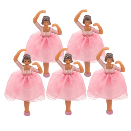 Abaodam 5 Stück Teiliges Ballett Puppen Zubehör für Spieluhren Tanzende Prinzessin Puppe Realistische Ballett Tänzerin Figurine Dekoration Geeignet als Musikbox Accessoire und von Abaodam