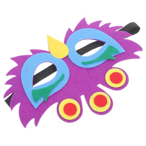 Abaodam 5 Stück Teiliges Cosplay Pfauenmasken aus Filz Wiederverwendbare Tiermasken für Halloween Karneval Maskerade und Bühnenaufführungen von Abaodam