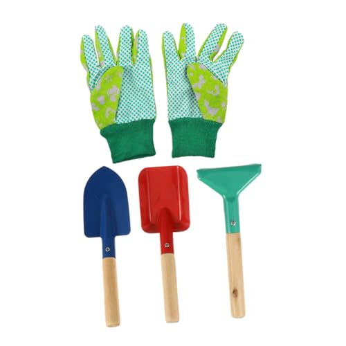 Abaodam 5 Stück Teiliges Gartenwerkzeug mit Handschuhen Schaufel Rechen Robustes Gartenspielzeug für Jungen Mädchen Fördert Aktives und Gartenarbeit für Draußen Zufällige Abaodam 5 Stück Teiliges Gartenwerkzeug mit Handschuhen Schaufel Rechen Robustes Gartenspielzeug für Jungen Mädchen Fördert Aktives und Gartenarbeit für Draußen Zufällige von Abaodam