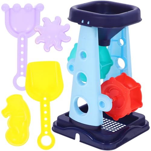Abaodam 5 Stück Teiliges Interaktives Strandspielzeug Set für Sandwagen Sanduhr Schaufel und Eimer Blau für Strandspaß und Kreative Spielstunden Abaodam 5 Stück Teiliges Interaktives Strandspielzeug Set für Sandwagen Sanduhr Schaufel und Eimer Blau für Strandspaß und Kreative Spielstunden von Abaodam