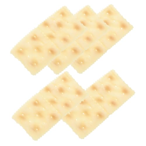 Abaodam 5 Stück Teiliges Künstliche Realistische Soda Cracker Modelle aus Kompakte Detailgetreu und Vielseitig für Küchen Home Styling Foto Requisiten und Kreative Geschenkideen von Abaodam