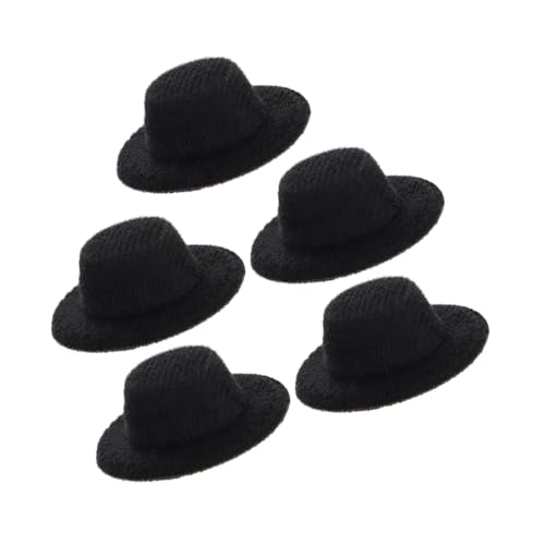 Abaodam 5 Stück Teiliges Miniatur Formelhüte aus Filz Dekorative Kawaii Puppenhüte für DIY Bastelprojekte Leichte Kompakte Mini Hüte für Puppenzubehör und Kostüm Accessoires Abaodam 5 Stück Teiliges Miniatur Formelhüte aus Filz Dekorative Kawaii Puppenhüte für DIY Bastelprojekte Leichte Kompakte Mini Hüte für Puppenzubehör und Kostüm Accessoires von Abaodam