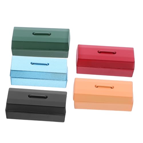 Abaodam 5 Stück Teiliges Miniatur Werkzeugkasten Miniatur Toolbox mit Feinen Details für Puppenhaus Szenen Kleine Aufbewahrungsbox zur Kreativen Organisation von Miniaturzubehör Abaodam 5 Stück Teiliges Miniatur Werkzeugkasten Miniatur Toolbox mit Feinen Details für Puppenhaus Szenen Kleine Aufbewahrungsbox zur Kreativen Organisation von Miniaturzubehör von Abaodam