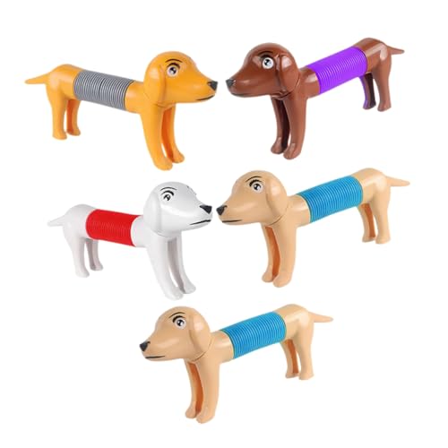 Abaodam 5 Stück Teiliges Pop Tube Hund Design Dehnbar und Biegsam Robustes DIY Entspannungs Partygeschenk für Erwachsene Vielseitiges Stressabbau Kreativspielzeug Abaodam 5 Stück Teiliges Pop Tube Hund Design Dehnbar und Biegsam Robustes DIY Entspannungs Partygeschenk für Erwachsene Vielseitiges Stressabbau Kreativspielzeug von Abaodam