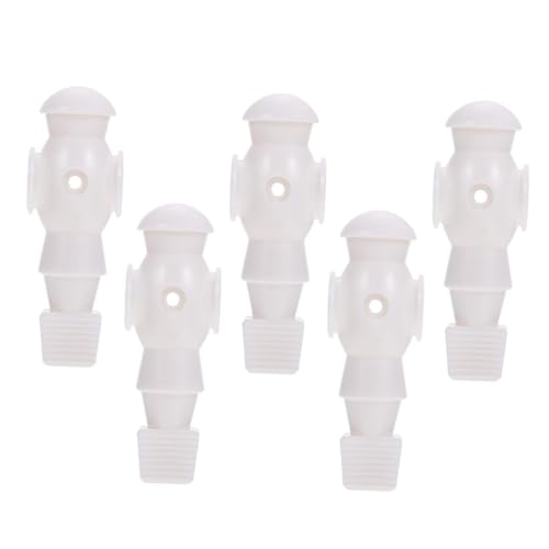 Abaodam 5 Stück Teiliges Resin Tischfußball Spieler Ersatzfiguren für Fußballtisch Langlebig Leicht Flexibel Beweglich Einfach zu Montieren Geeignet für Tischfußballspiel Zubehör von Abaodam