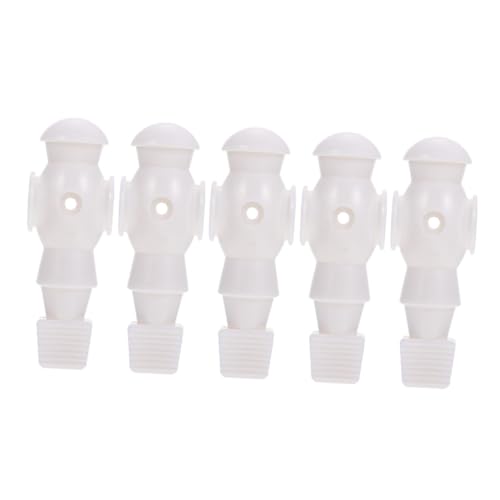 Abaodam 5 Stück Teiliges Tischfußball Spieler Ersatzfiguren für Fußballmaschine Hochwertige Weiße Kicker Puppen Langlebig und Kreativ als Zubehör für Foosball Tischspiele Abaodam 5 Stück Teiliges Tischfußball Spieler Ersatzfiguren für Fußballmaschine Hochwertige Weiße Kicker Puppen Langlebig und Kreativ als Zubehör für Foosball Tischspiele von Abaodam