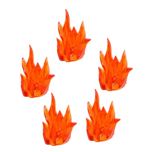 Abaodam 5 Stück Feuereffekt Actionfigur Modell für Kinder Miniaturflamme Pädagogische Bauklötze Platzsparend Leicht zu Reinigen für Halloween Dekorationen Abaodam 5 Stück Feuereffekt Actionfigur Modell für Kinder Miniaturflamme Pädagogische Bauklötze Platzsparend Leicht zu Reinigen für Halloween Dekorationen von Abaodam